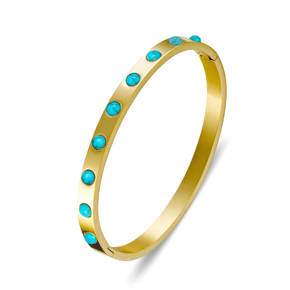 Meridian Bangle - Turquoise