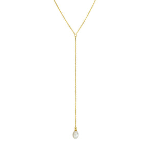 Delphine Pearl Drop Necklace